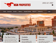 Tablet Screenshot of msmpropertymanagement.com